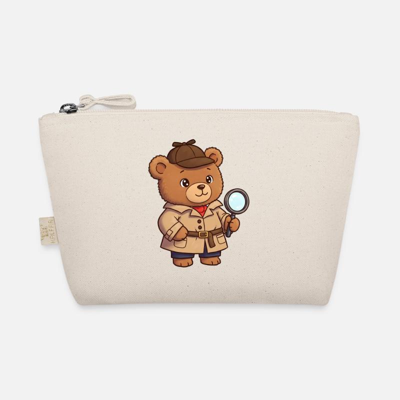 Teddy Bear Detective Organic Pouch