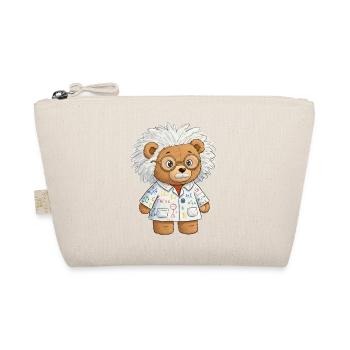 Teddybär Wissenschaftler - Bio-Täschchen - Natur - Vorne