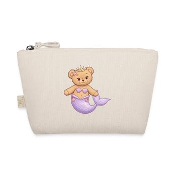 Ours en peluche Sirène - Trousse biologique - nature - Devant