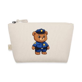 Ours en peluche Policier - Trousse biologique - nature - Devant