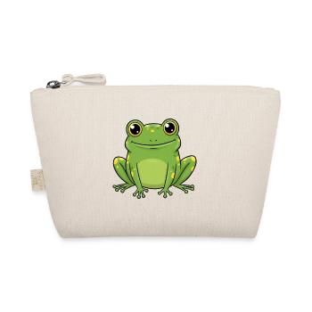 Animal Cartoon Frog - Organic Pouch - nature - Front