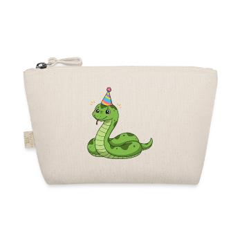Animal Cartoon Party Snake - Organic Pouch - nature - Front