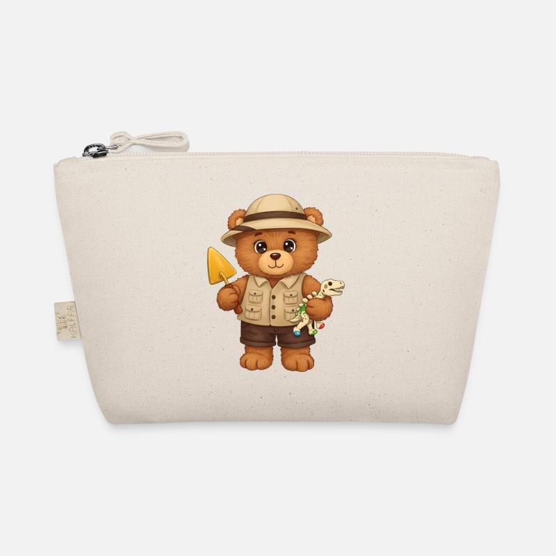 Teddybär Archäologe Bio-Täschchen