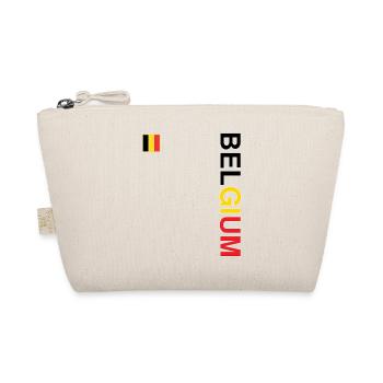 BELGIUM team supporter football - Organic Pouch - nature - Front