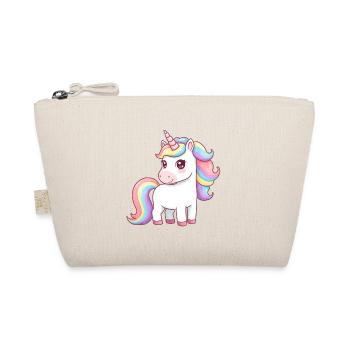 Animal Cartoon Unicorn - Organic Pouch - nature - Front