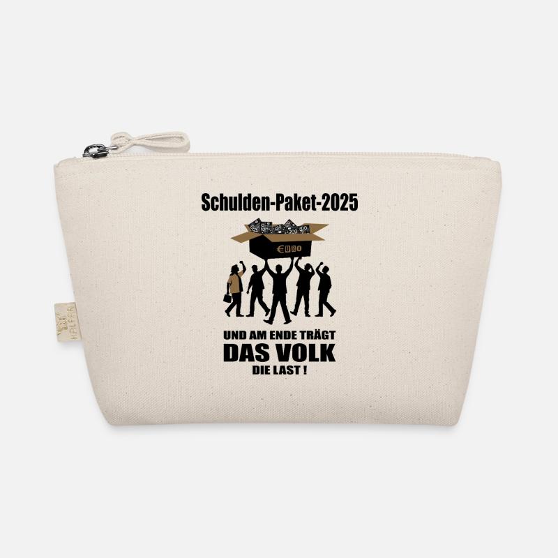 Schulden Paket 2025 - Bio-Täschchen - Natur