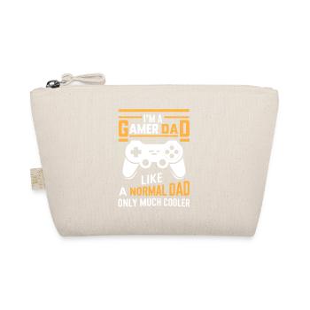 Gamer Dad Shirt, Funny Dad T-Shirt, Father's Day G - Organic Pouch - nature - Front