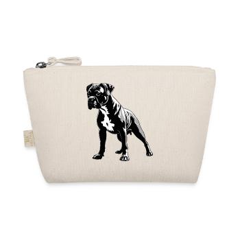 Boxer - Pet Dog Sticker - Bio-Täschchen - Natur - Vorne