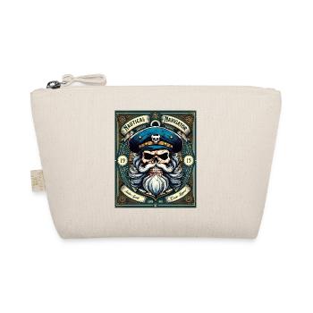 Sailor Skull Skull Captain Ahoy Ship - Organic Pouch - nature - Front