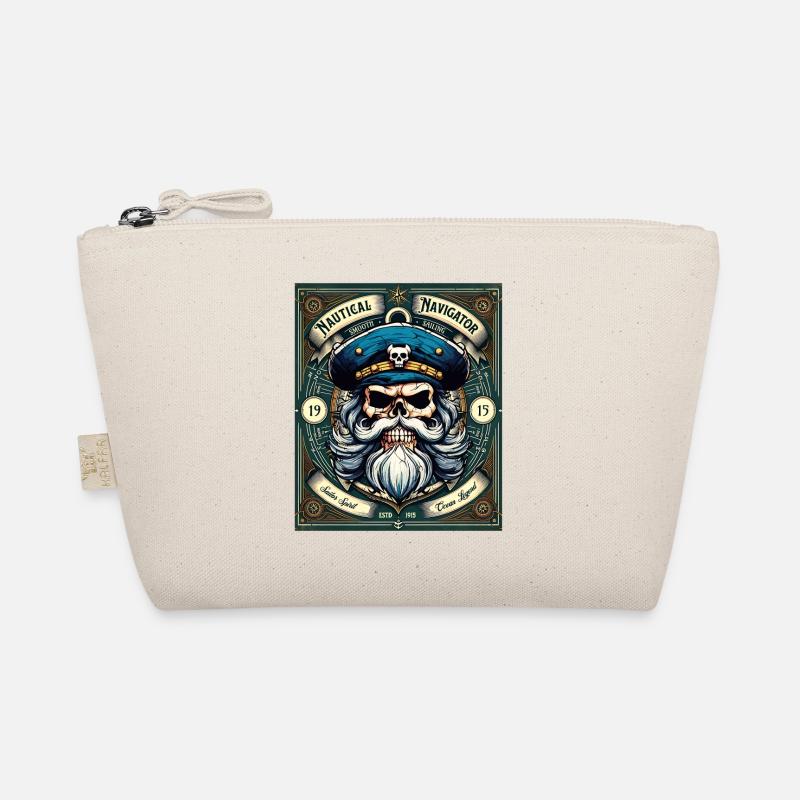 Sailor Skull Skull Captain Ahoy Ship Organic Pouch