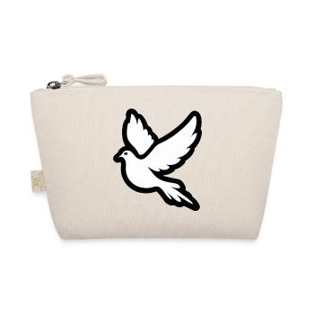 Peace Pidgeon Dove - Religion Design - Bio-Täschchen - Natur - Vorne