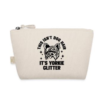 This isn't dog hair, it's yorkie glitter - Bio-Täschchen - Natur - Vorne