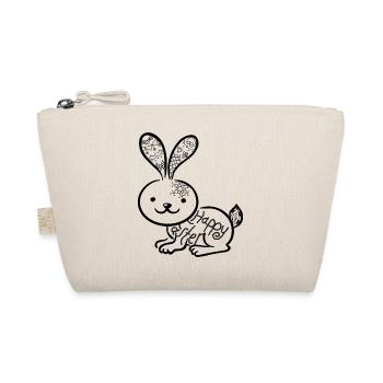 Osterbunny mit Mandala - Bio-Täschchen - Natur - Vorne