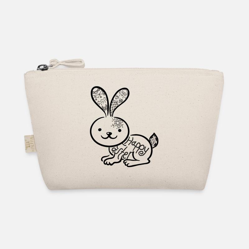 Easter bunny with mandala Organic Pouch