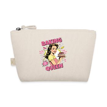 Baking Cake Baking Queen Baking Fairy Baker Pop Art - Organic Pouch - nature - Front