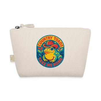 Country Toads Take Me Home - Organic Pouch - nature - Front