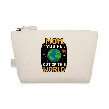 Mom, You're Out of This World – Pixel Space - Bio-Täschchen - Natur - Vorne