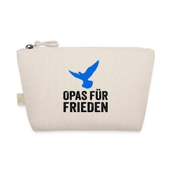 Opas für Frieden - Bio-Täschchen - Natur - Vorne
