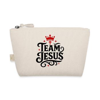 Team Jesus Crown - Organic Pouch - nature - Front