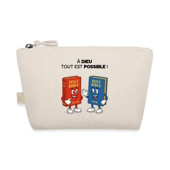 Bibel T-Shirt - Bio-Täschchen - Natur - Vorne