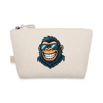 Cool Gorilla Sunglasses Summer Grin - Organic Pouch - nature - Front