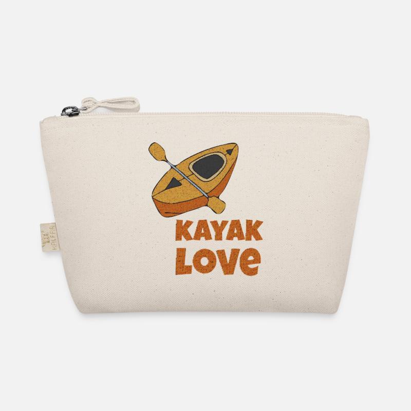 kayak love - Bio-Täschchen - Natur
