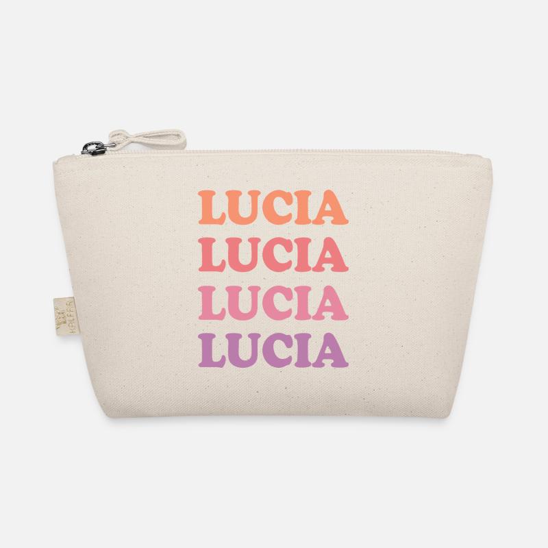 Name Lucia - Bio-Täschchen - Natur