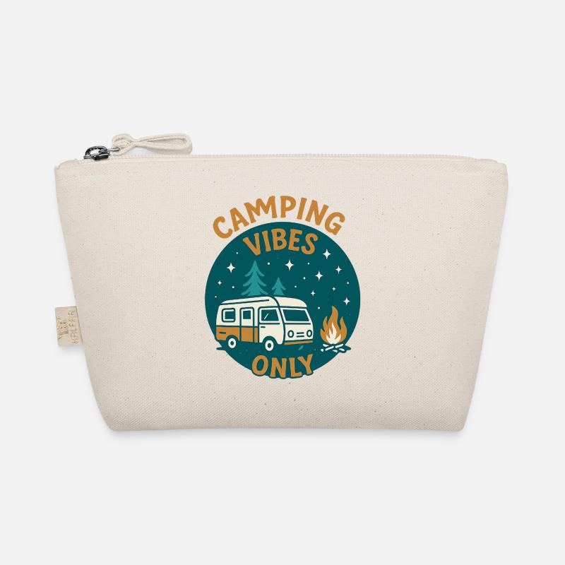 Camping Vibes Only - Freizeit Design Bio-Täschchen