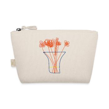 Minimalist Bouquet – Flowers in a Vase - Organic Pouch - nature - Front