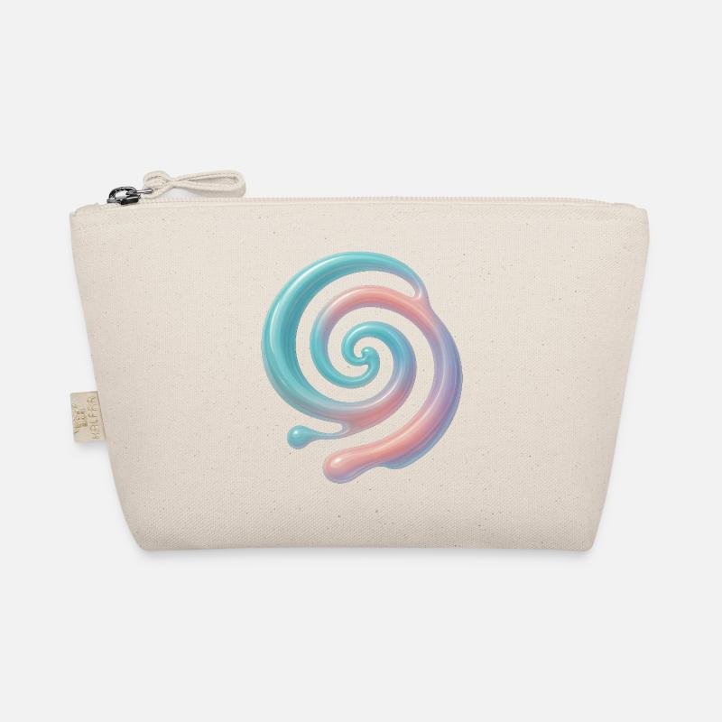 3D Spirale Pastell Bio-Täschchen