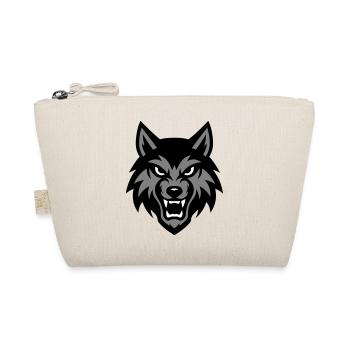 Wolf Head Animal - Organic Pouch - nature - Front