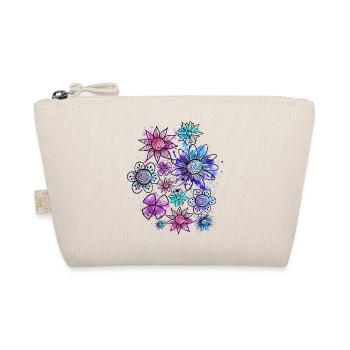 Flowers (outline, spots) - Organic Pouch - nature - Front