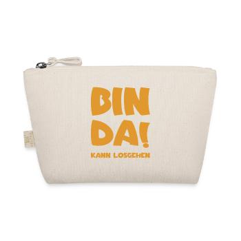Bin da - Kann losgehen - Bio-Täschchen - Natur - Vorne