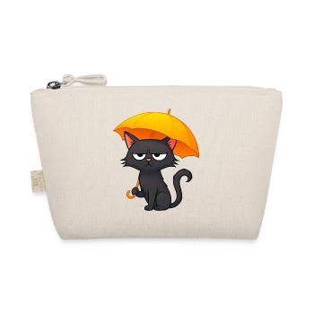 Humorvolle Grumpy Regentage Desaster mit Katze - Trousse biologique - nature - Devant