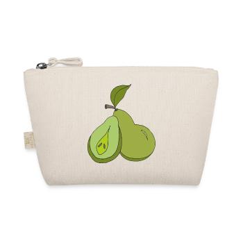 Artistic Pear Illustration - Organic Pouch - nature - Front