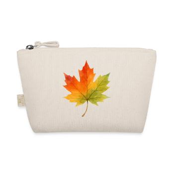 Leaf Maple Leaf Watercolor 1 - Organic Pouch - nature - Front