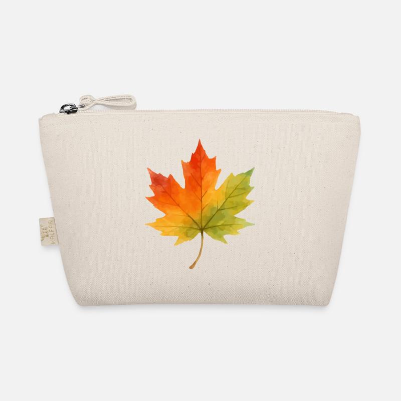 Leaf Maple Leaf Watercolor 1 Organic Pouch