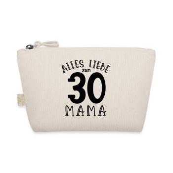 Happy 30th Birthday Mom - Organic Pouch - nature - Front