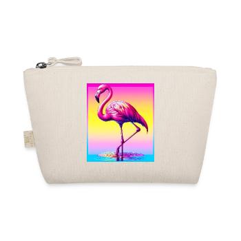 Flamingo - Bio-Täschchen - Natur - Vorne