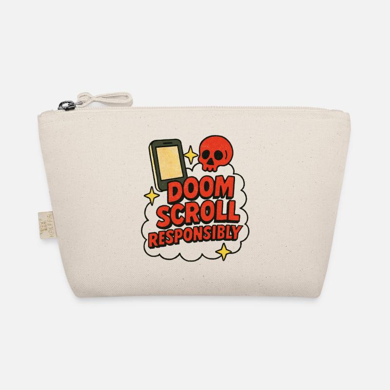 Doomscroll Responsibly Anti-Addiction Design Organic Pouch