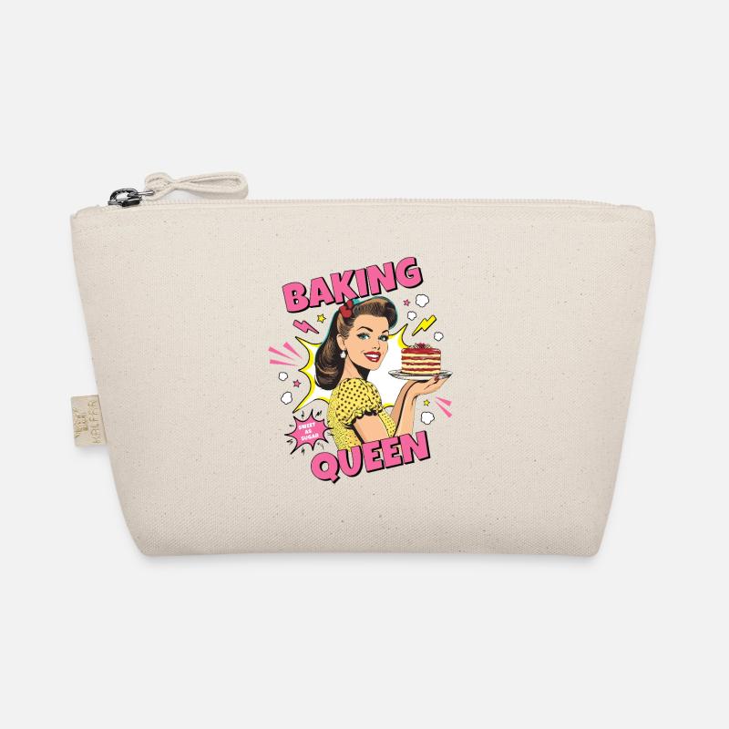 Baking Cake Baking Queen Baking Fairy Baker Pop Art Organic Pouch