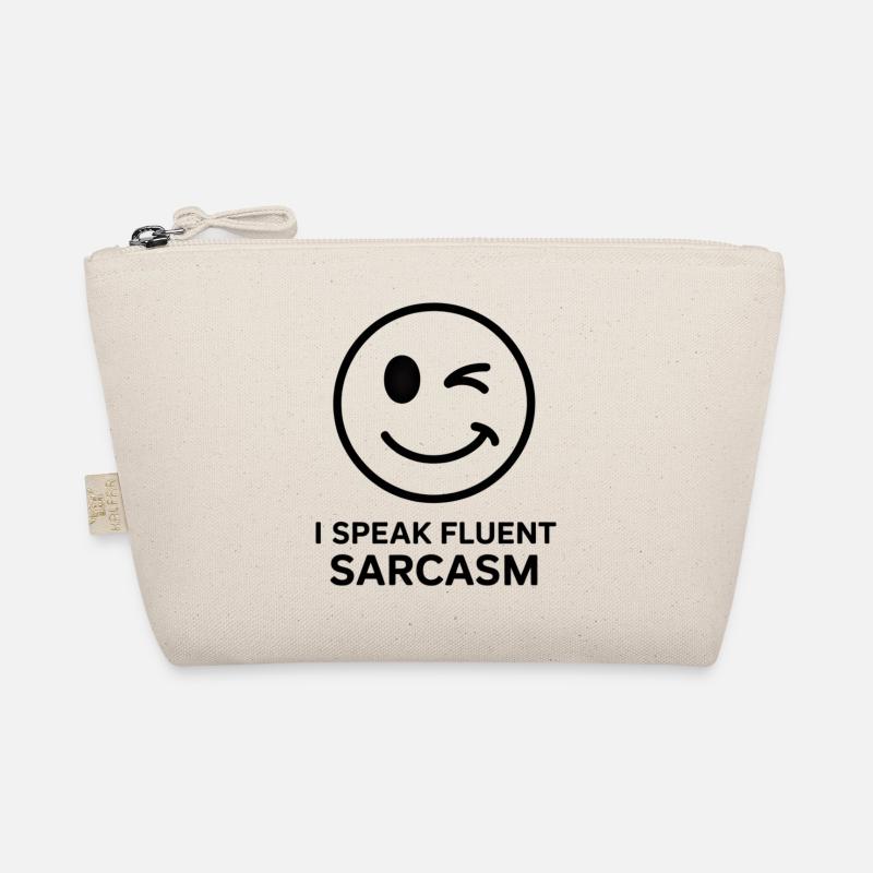 Expressive Winks und Sarcasm Design Bio-Täschchen