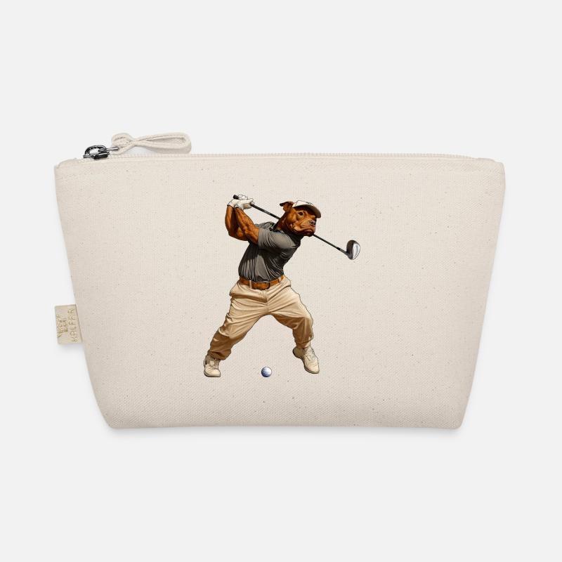 Pitbull Golfspieler Bio-Täschchen