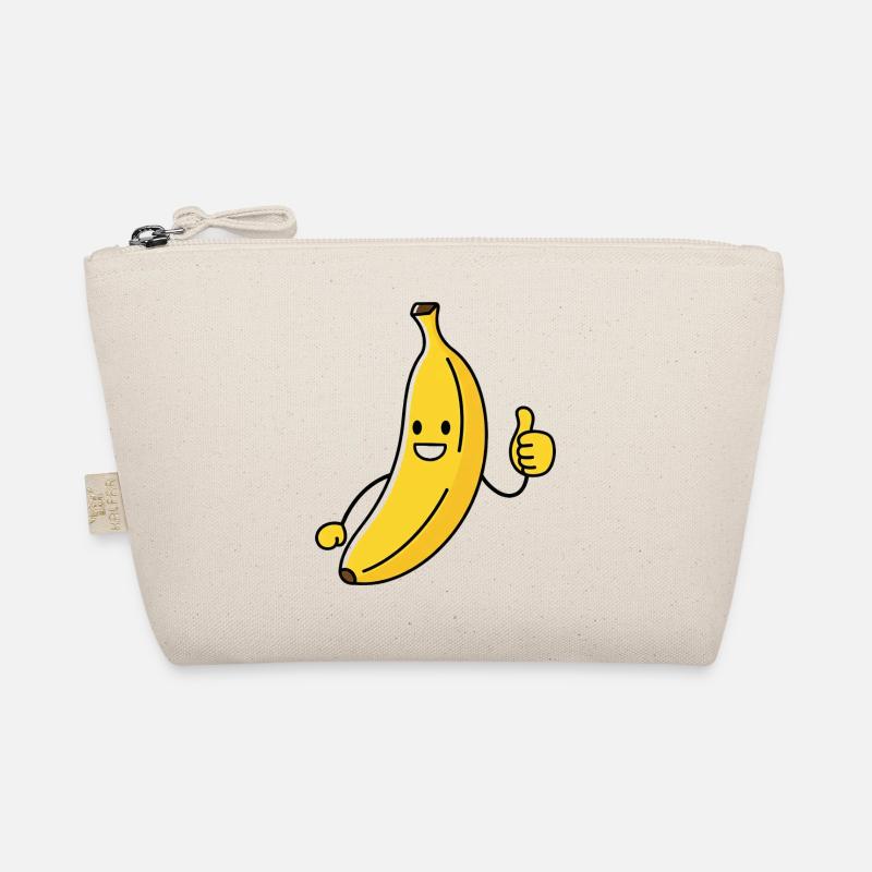Eine lustige Banane - Bio-Täschchen - Natur