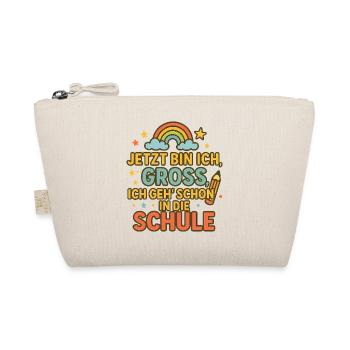 Motivational Back to School Saying - Organic Pouch - nature - Front