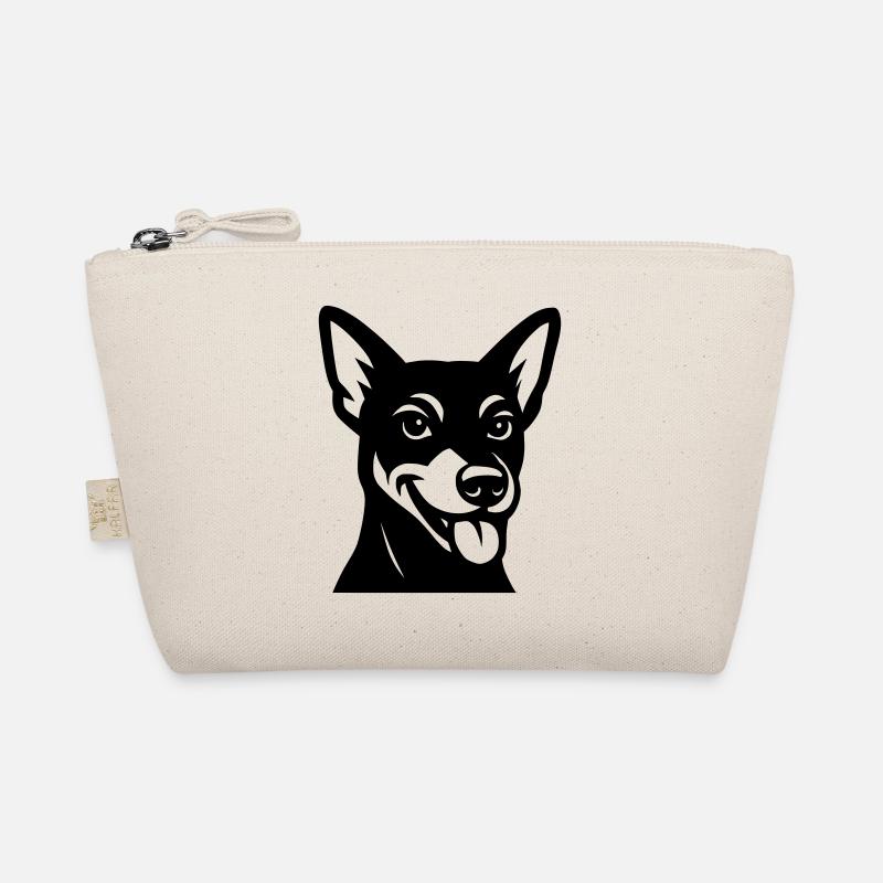 Chien cool en noir et blanc Trousse biologique
