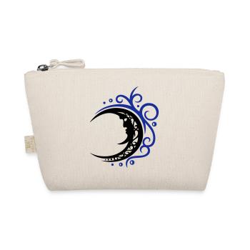 Mystical moon in tribal style - Organic Pouch - nature - Front