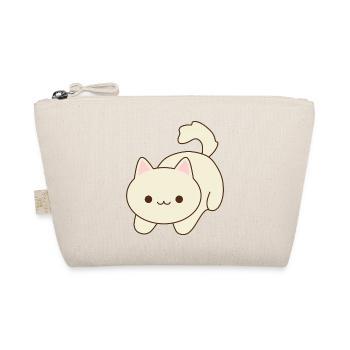 Niedliche Kawaii Katze Illustration - Bio-Täschchen - Natur - Vorne