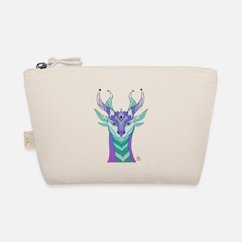 Tête de dragon imaginative aux couleurs pastel Trousse biologique