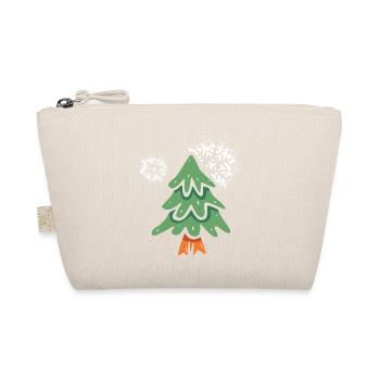 Sapin de Noël avec des flocons de neige - Trousse biologique - nature - Devant